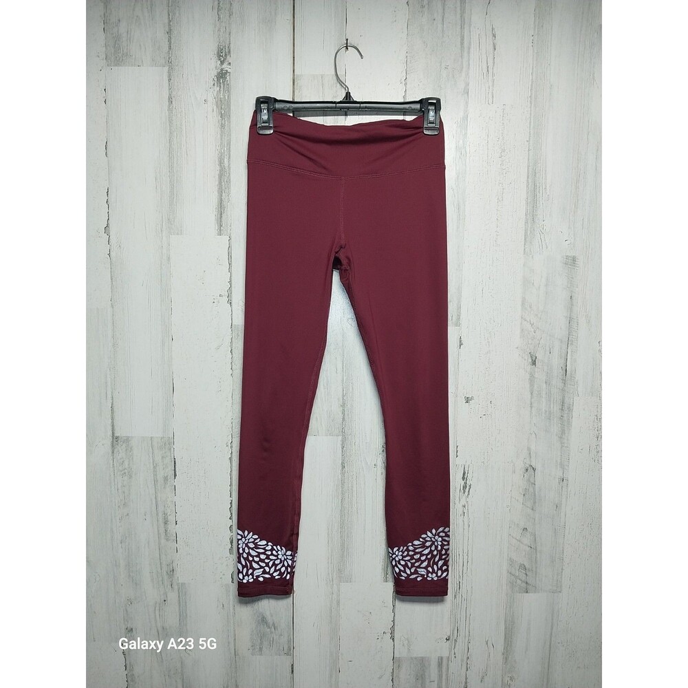 Fabletics Women's XS Burgundy Leggings
